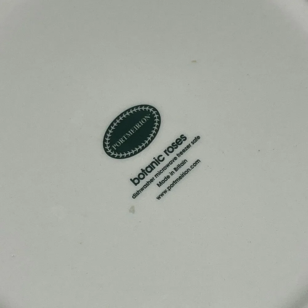 PORTMEIRION Botanic Roses TEASING GEORGIA 8.5”Soup/Pasta Bowl